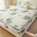 GobekUsa Cute Cartoon Pattern Cooling Fitted Sheet with Natural Latex Fabric