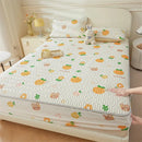 GobekUsa Cute Cartoon Pattern Cooling Fitted Sheet with Natural Latex Fabric
