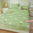 GobekUsa Cute Cartoon Pattern Cooling Fitted Sheet with Natural Latex Fabric