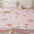 GobekUsa Cute Cartoon Pattern Cooling Fitted Sheet with Natural Latex Fabric