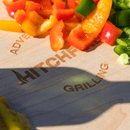Cutting Board Side Table by HitchFire