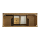 James Martin Breckenridge 60" Double Bathroom Vanity, Light Natural Oak