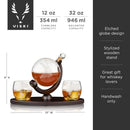 Globe Decanter and Whiskey Tumbler Set by Viski