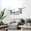 CV-22 Osprey Angle Metal Aircraft Wall Art - NCP0375