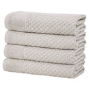 Cotton Diamond Waffle Weave Bath Towel Set - Grayson Collection by Great Bay Home