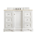 James Martin De Soto 48" Single Bathroom Vanity, Bright White