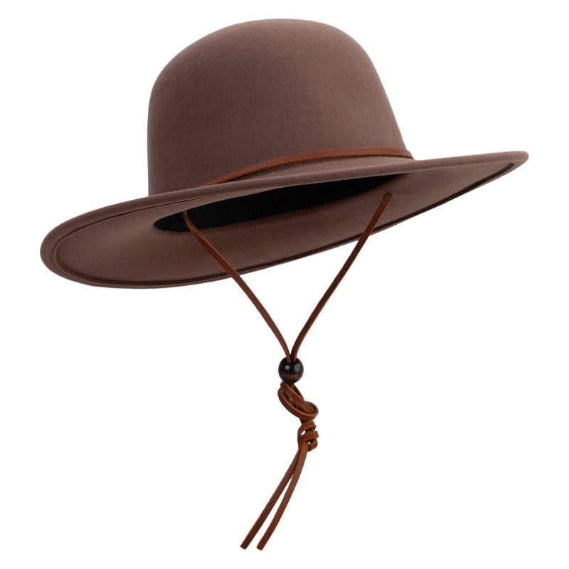 Round Crown Wool Felt Hat