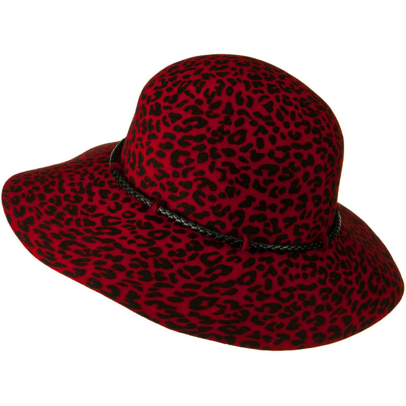 Cheetah Wide Brim Woman's Hat
