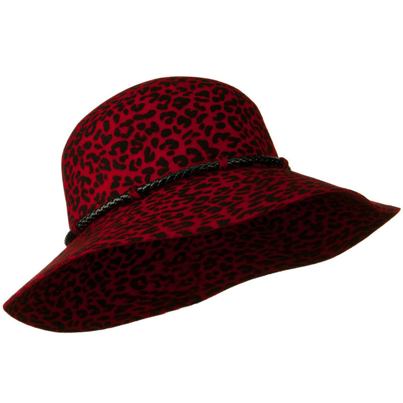 Cheetah Wide Brim Woman's Hat