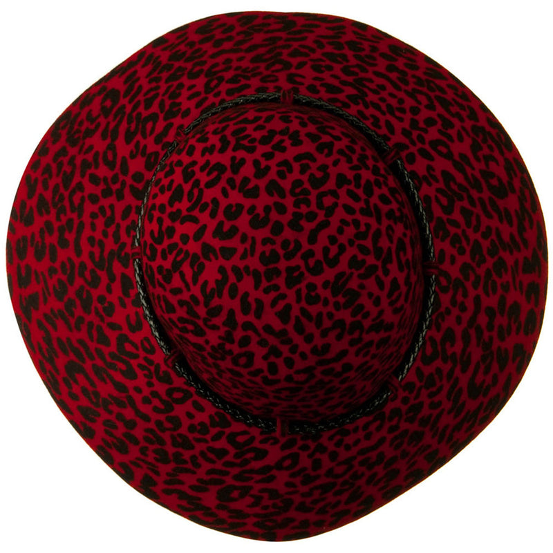 Cheetah Wide Brim Woman's Hat
