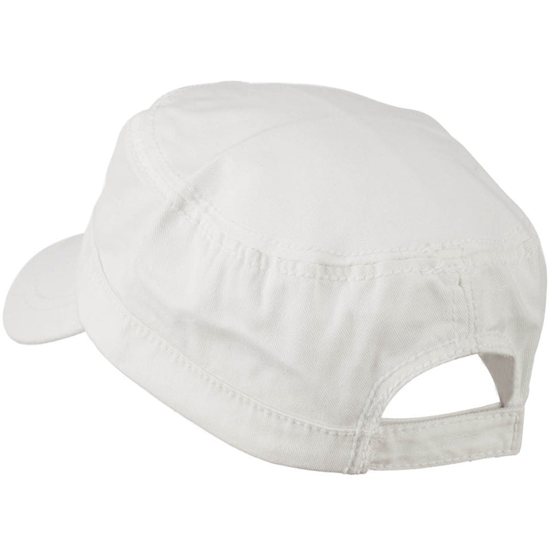 Colorful Washed Military Cap