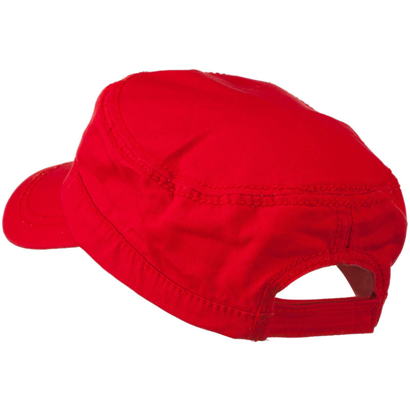 Colorful Washed Military Cap