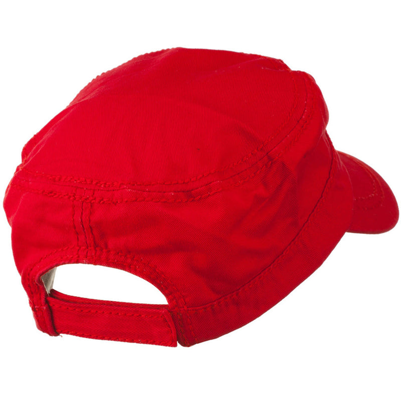 Colorful Washed Military Cap
