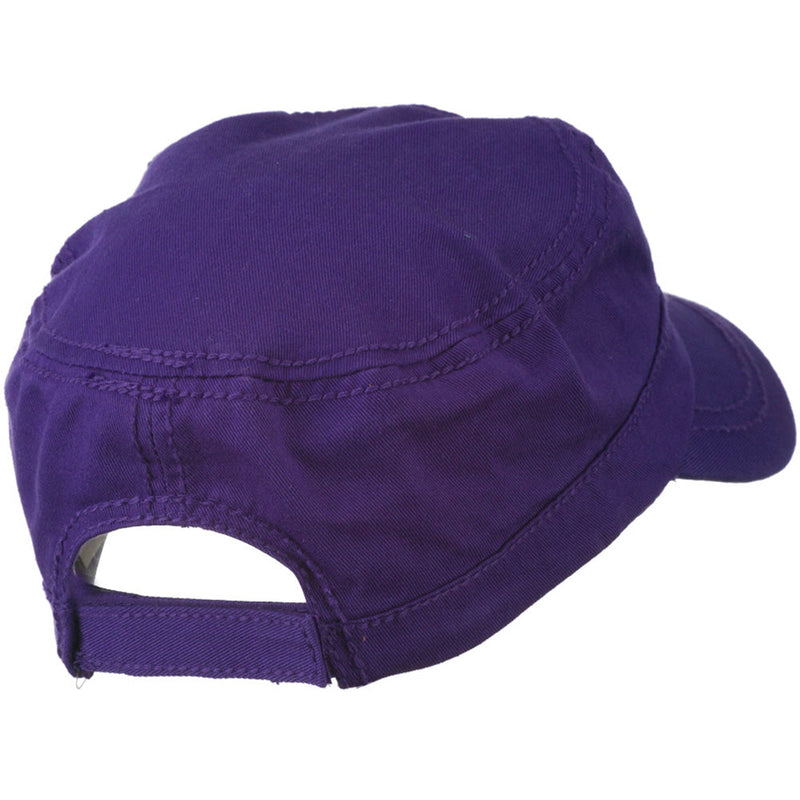 Colorful Washed Military Cap