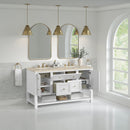 James Martin Breckenridge 60" Double Bathroom Vanity, Bright White