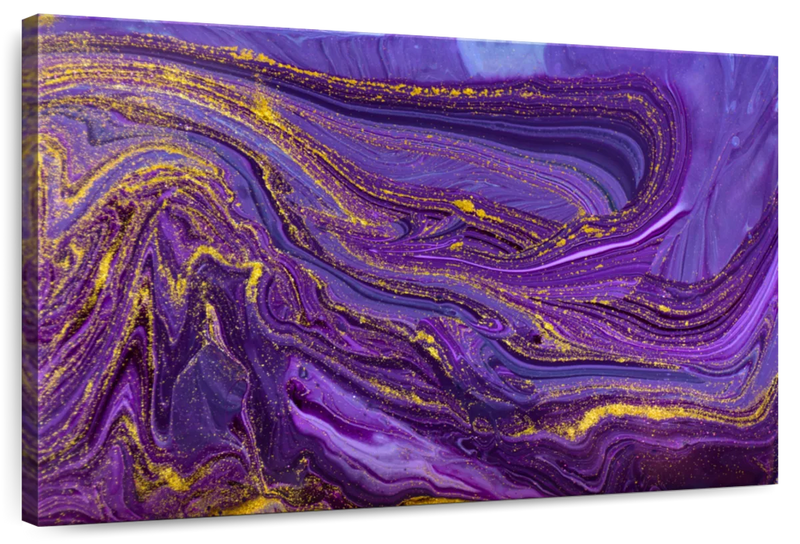 Purple Abstract Wall Art