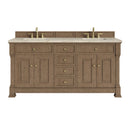 James Martin Brookfield 72" Double Bathroom Vanity, Pecan