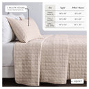 Box-Stitched Seersucker Quilt Set - Seersucker Collection by Great Bay Home