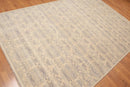 6' x 9' Hand Knotted Damask Design 100% Wool Area rug Beige