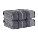 Decorative Cotton Stripe Bath Towel Set - Noelle Collection by Great Bay Home