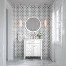 James Martin Brittany 30" Single Bathroom Vanity, Bright White