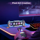GobekUsa Cyberpunk Pixel Art Clock with Smart WiFi Control and RGB LED Display