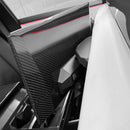 Cybertruck Display Back Overlay | Real Dry Carbon Fiber Center Screen Cover
