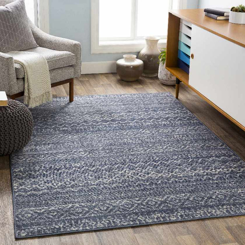 Briar Modern Denim Area Rug