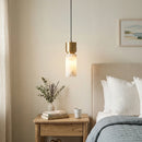 Cylindrical Alabaster Pendant lamp