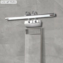 GobekUsa Cylindrical LED Wall Lamp in Contemporary Style - Acrylic and Metal, Nickel Finish, Warm/White Light - 18"/22