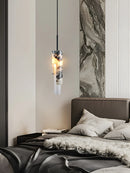 Cylindrical Marble Pendant Lamp