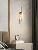 Cylindrical Marble Pendant Lamp