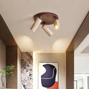 Cylindrical Terra Beam Travertine Ceiling Light