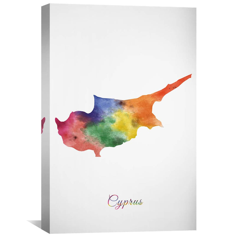 Cyprus Rainbow Canvas