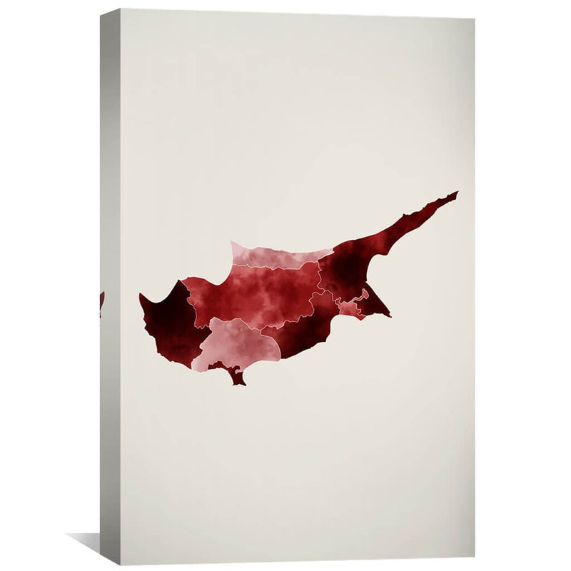 Cyprus Watercolor Canvas