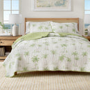 West Palm Trees Coastal Quilt Set - Coronado Collection by Great Bay Home