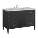 James Martin Myrrin 48" Single Bathroom Vanity, Carbon Oak