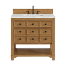 James Martin Malibu 36" Single Bathroom Vanity, Amber Birch
