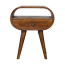 Circular Open Bedside Nightstand by HouseOfZazla