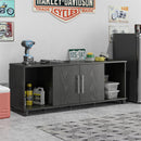 Systembuild Evolution Camberly - Shoe Storage Bench - Black Brown by Unique Piece Furniture
