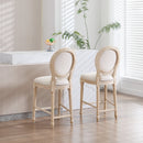 French Country 26'' Height Bar Chairs Set of 2
