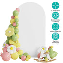 Arch Backdrop Stand Cover White Spandex Fabric by LJGDeals