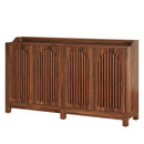 Sideboard Buffet Cabinet With 4 Doors & Shelves