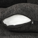 U-Shaped Sectional Sofa Pull Out Sofa Bed With Two USB Ports, Two Power Sockets, Three Back Pillows And A Storage Chaise For Living Room by HouseOfZazla