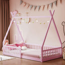 House Shaped Design Bed With Fence by HouseOfZazla
