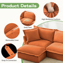 Slip-Covered Armchair with Cushions