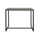 Ernesto Outdoor Industrial Acacia Wood Bar Table by HouseOfZazla