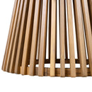 Patio Set Outdoor Acacia Wood Furniture Sets - Braided Dining Chairs and Patio Dining Table