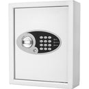 48 Keys, Key Cabinet Digital Keypad Wall Safe - White by HouseOfZazla