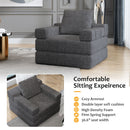 Single Sofa Chair That Converts To A Single Sofa Bed by HouseOfZazla